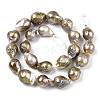 Natural Baroque Pearl Keshi Pearl Beads Strands PEAR-S019-02B-2