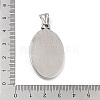 Retro 304 Stainless Steel Big Pendants STAS-I205-19AS-3