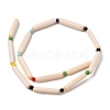 Handmade Lampwork Chevron Beads LAMP-Z019-01-13-2