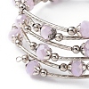 Fashion Glass Beads Wrap Bracelets BJEW-JB04989-03-5