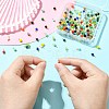 190Pcs 19 Colors Opaque Glass Pendants PALLOY-CJ00056-4