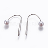 (Jewelry Parties Factory Sale)304 Stainless Steel Dangle Earrings EJEW-L225-011-2