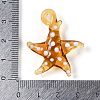 Handmade Lampwork Pendants LAMP-C015-02-4