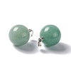 Natural Green Aventurine Pendants G-G926-02P-02-3