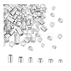 90pcs 6 Styles 925 Sterling Silver Tube Beads STER-PH0002-54-7