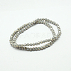 Faceted(32 Facets) Round Full Rainbow Plated Imitation Jade Electroplate Glass Beads Strands EGLA-J130-FR11-3