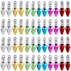 120Pcs 6 Colors Plastic Pendants FIND-SC0010-90B-1