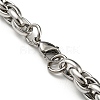 201 Stainless Steel Rope Chain Necklace STAS-Z056-03P-3