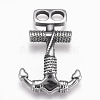 304 Stainless Steel Hook Clasps STAS-O101-51AS-1
