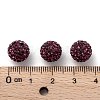 Half Drilled Czech Crystal Rhinestone Pave Disco Ball Beads RB-A059-H10mm-PP9-204-3