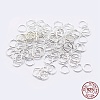 925 Sterling Silver Saw Cut Open Jump Rings STER-F036-02S-0.6x5mm-4
