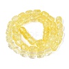 Transparent Crackle Glass Beads Strands GLAA-Q108-04A-12-2