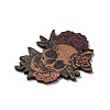 Single Face Printed Wood Pendants WOOD-B009-01E-2