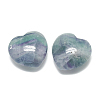 Natural Rainbow Fluorite Heart Love Stone G-S336-01D-08-2