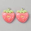 Opaque Resin Pendants CRES-CJC0011-004B-P-1