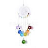 Crystals Chandelier Suncatchers Prisms Chakra Hanging Pendant AJEW-Q142-01-4