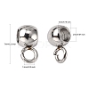Tarnish Resistant 304 Stainless Steel Tube Bails X-STAS-G075-11P-2