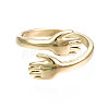 Brass Cuff Rings X-RJEW-Q161-019-NF-2