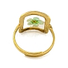 Brass Adjustable Rings for Women RJEW-G265-10G-B01-3