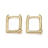 Brass Huggie Hoop Earrings EJEW-K083-30G-1