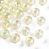 Transparent Acrylic Beads MACR-S370-B10mm-728-1