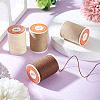 4 Rolls 4 Colors Round Waxed Polyester Cord YC-TA0001-21A-5