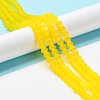 Transparent Glass Beads Strands EGLA-A034-T4mm-MD17-3