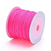 Nylon Braided Cord for Woven Jewelry Making Macrame Craft NWIR-D055-0.6mm-19-2