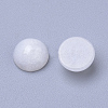 Natural White Jade Cabochons G-R416-6mm-11-2