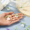 5Pcs Miniature Glass Vase Bottles with Polyester Cord AJEW-TAC00055-6