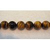 Round Tiger Eye Beads Strands X-Z0RQT014-2
