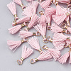 Polycotton(Polyester Cotton) Tassel Pendant Decorations FIND-S275-27G-2