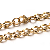 304 Stainless Steel Twisted Chain Bracelets BJEW-M165-03G-2
