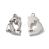 Non-Tarnish 201 Stainless Steel Pendants STAS-J401-VC762-1