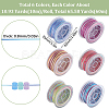 SUNNYCLUE 6 Rolls 6 Colors Segment Dyed Polyester Thread NWIR-SC0001-02-2