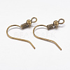 Brass Earring Hooks X-KK-S075-AB-NF-2