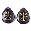 Natural Amethyst Pendants G-T122-72E-2