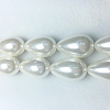 Electroplate Shell Pearl Beads Strands BSHE-G010-10x13mm-01-2