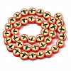 Handmade Polymer Clay Bead Strands X-CLAY-S096-036-2