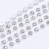 Brass Rhinestone Strass Chains CHC-T004-SS16-01S-1