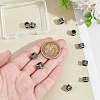 10Pcs Column with Paw Print 304 Stainless Steel European Beads STAS-UN0060-10-4