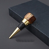 Natural Tiger Eye Red Wine Stoppers PW-WG26592-06-1