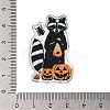 Halloween Theme Opaque Acrylic Pendants SACR-S034-08B-3