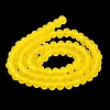 Transparent Glass Beads Strands EGLA-A034-T10mm-MD17-4