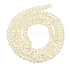 Electroplate Glass Beads Strands GLAA-Q105-03-04-2
