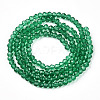 Glass Beads Strands EGLA-A034-T6mm-D18-2