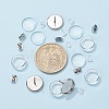 DIY 50Pairs Flat Round Earring Making Kits DIY-YW0001-90P-6