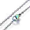 304 Stainless Steel Cable Chain Necklaces MAK-F029-01-A-2