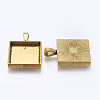 Tibetan Style Pendant Cabochon Settings TIBEP-A123359-AG-FF-2