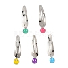 Alloy Enamel Charm & Iron Snap Hair Clips PHAR-JH00146-1